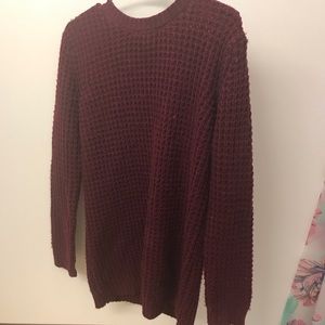 Burgundy forever 21 sweater